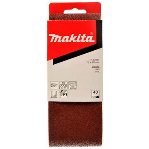 Makita P-37100 Bandes abrasives 76x457 mm pour bois métal